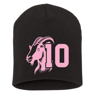 Goat Miami Mvp 10 Greatest Of All Time Short Acrylic Beanie