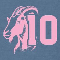 Goat Miami Mvp 10 Greatest Of All Time Garment-Dyed Sweatshirt