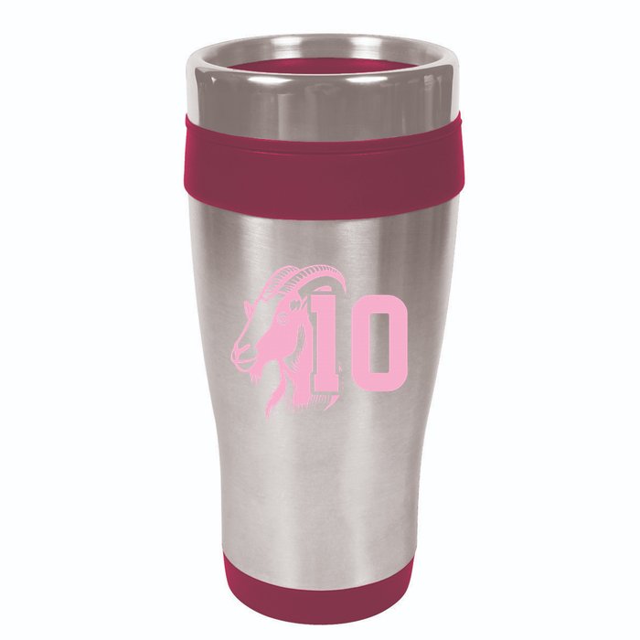 Goat Miami Mvp 10 Greatest Of All Time 16oz Travel Tumbler