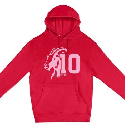 Goat Miami Mvp 10 Greatest Of All Time Premium Pullover Hoodie