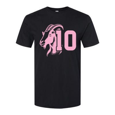 Goat Miami Mvp 10 Greatest Of All Time Softstyle CVC T-Shirt