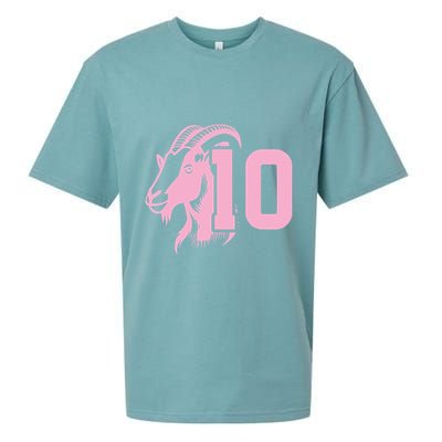 Goat Miami Mvp 10 Greatest Of All Time Sueded Cloud Jersey T-Shirt