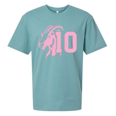 Goat Miami Mvp 10 Greatest Of All Time Sueded Cloud Jersey T-Shirt