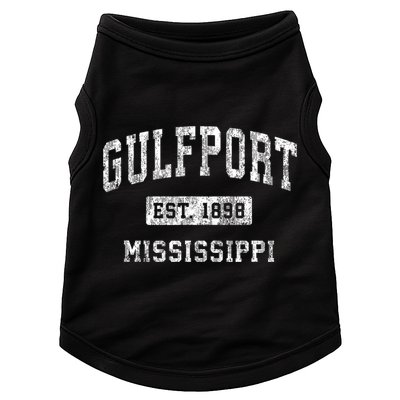 Gulfport Mississippi Ms Vintage Established Sports Doggie Tank