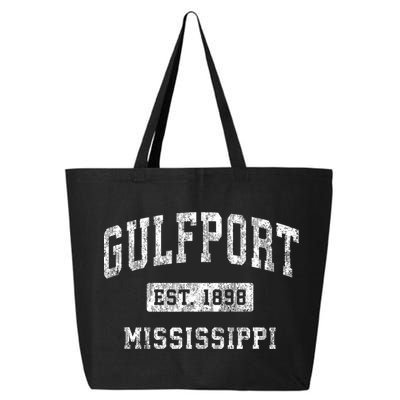 Gulfport Mississippi Ms Vintage Established Sports 25L Jumbo Tote
