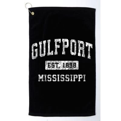 Gulfport Mississippi Ms Vintage Established Sports Golf Towel
