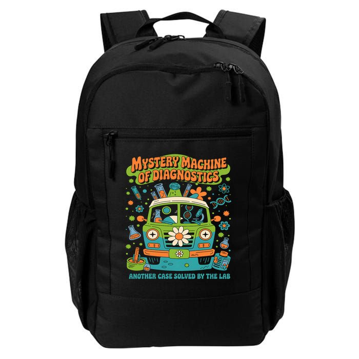 Groovy Mystery Machine Of Diagnostics Lab Tech Lab Week 2025  Daily Commute Backpack