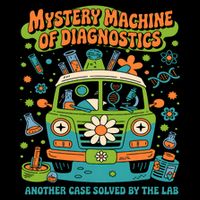 Groovy Mystery Machine Of Diagnostics Lab Tech Lab Week 2025  Daily Commute Backpack