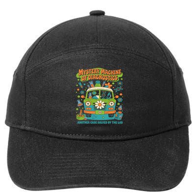Groovy Mystery Machine Of Diagnostics Lab Tech Lab Week 2025  7-Panel Snapback Hat