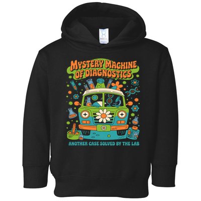 Groovy Mystery Machine Of Diagnostics Lab Tech Lab Week 2025  Toddler Hoodie