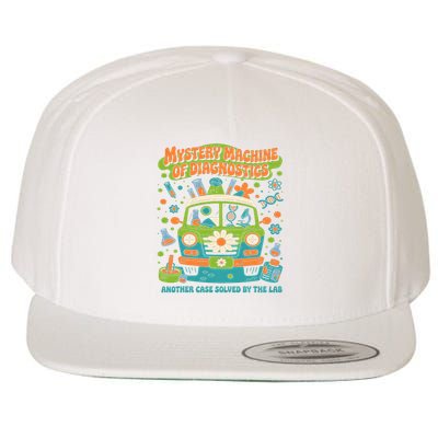 Groovy Mystery Machine Of Diagnostics Lab Tech Lab Week 2025  Wool Snapback Cap