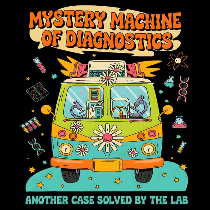 Groovy Mystery Machine Of Diagnostics Lab Tech Lab Week 2025  Wool Snapback Cap