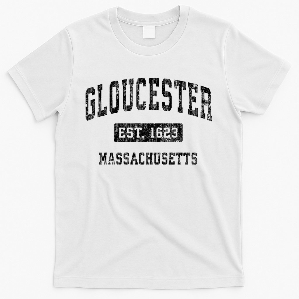 Gloucester Massachusetts Ma Vintage Established Sports T-Shirt