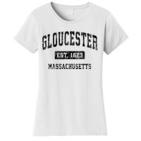 Gloucester Massachusetts Ma Vintage Established Sports Women's T-Shirt