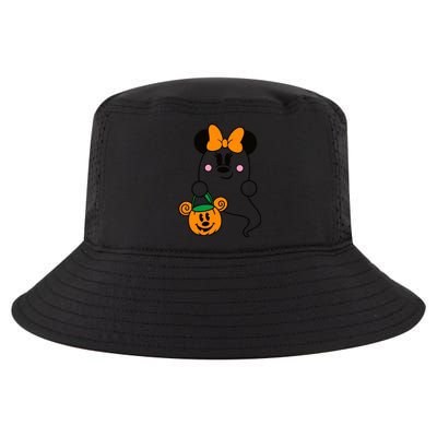 Ghost Minnie Mouse Halloween Trick Or Treat Halloween Cool Comfort Performance Bucket Hat