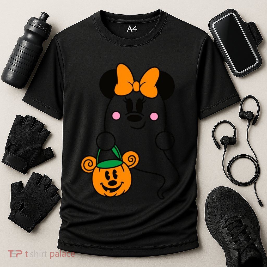 Ghost Minnie Mouse Halloween Trick Or Treat Halloween Performance Shirt