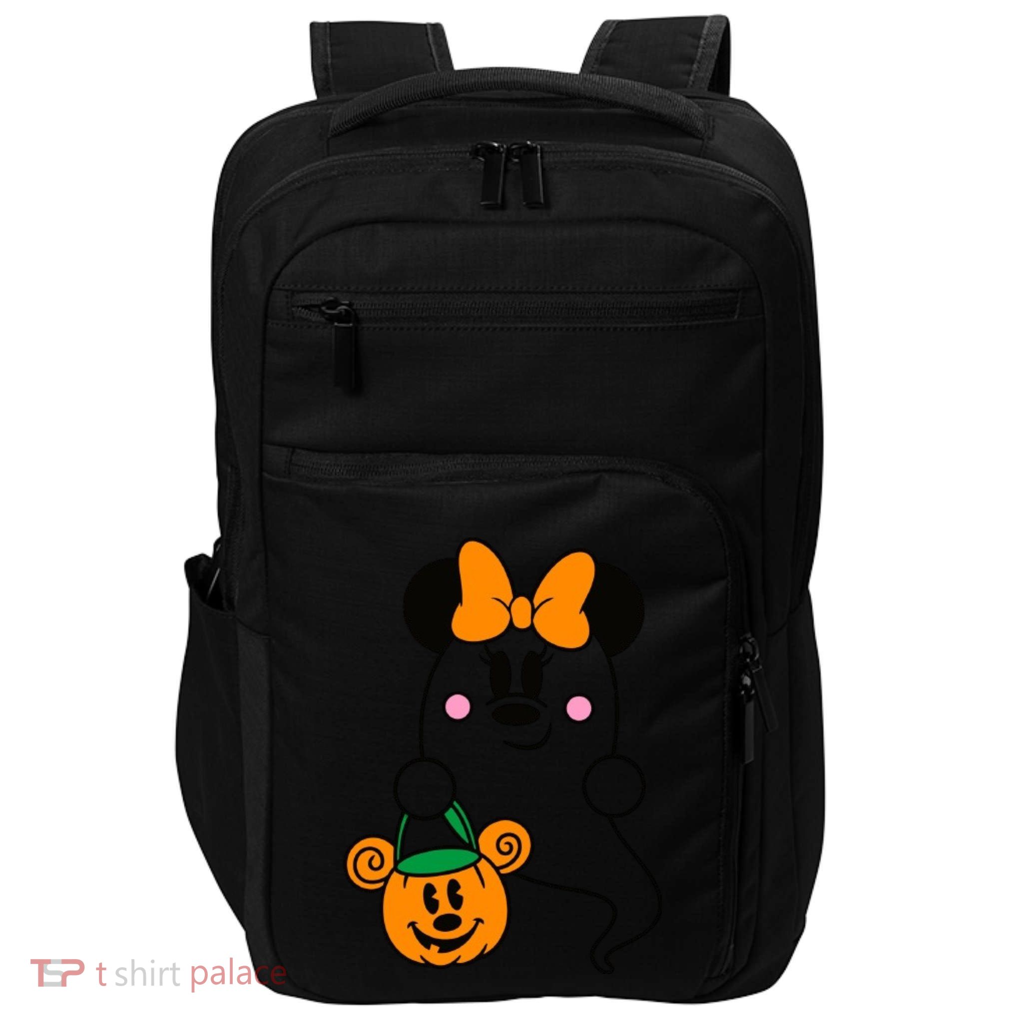 Ghost Minnie Mouse Halloween Trick Or Treat Halloween Impact Tech Backpack