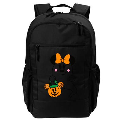 Ghost Minnie Mouse Halloween Trick Or Treat Halloween Backpack