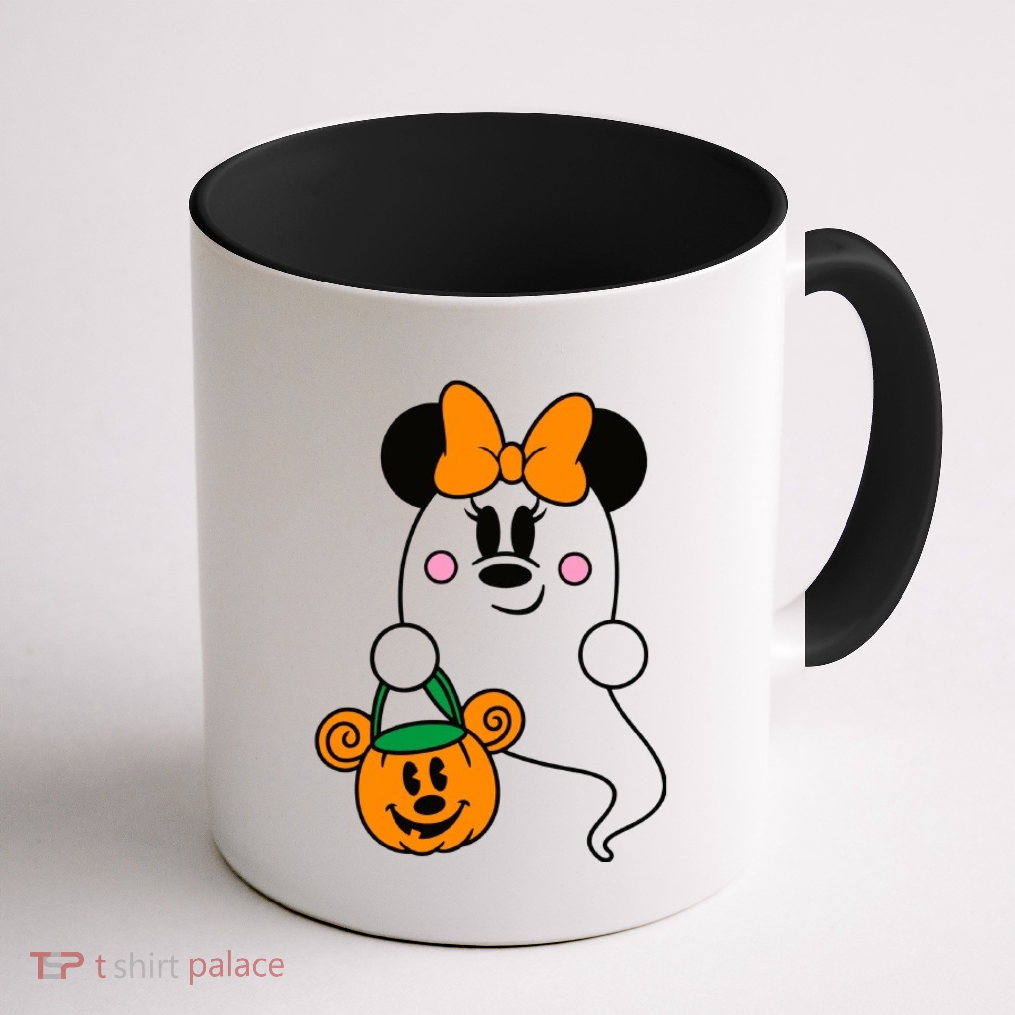 Ghost Minnie Mouse Halloween Trick Or Treat Halloween Mug