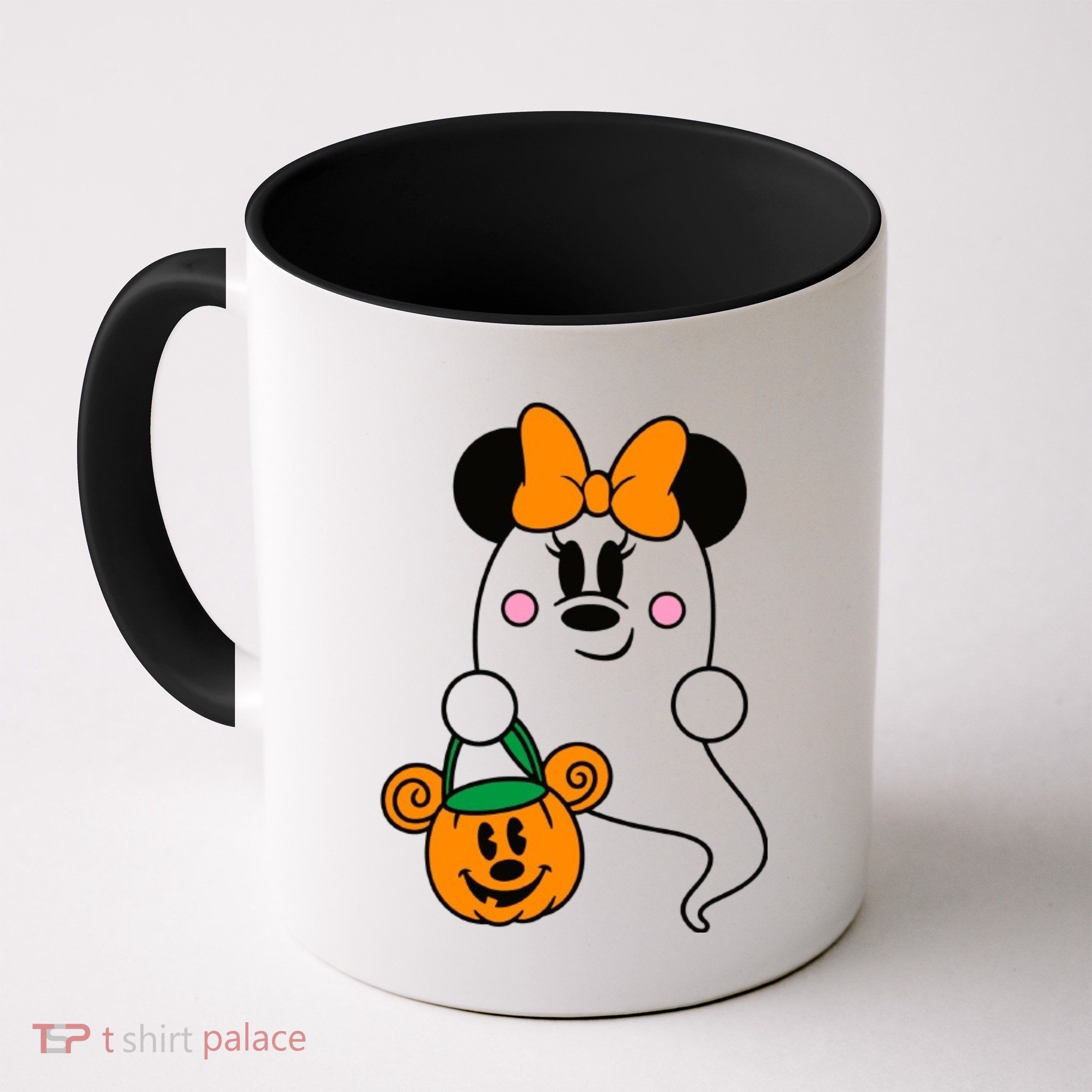 Ghost Minnie Mouse Halloween Trick Or Treat Halloween Mug
