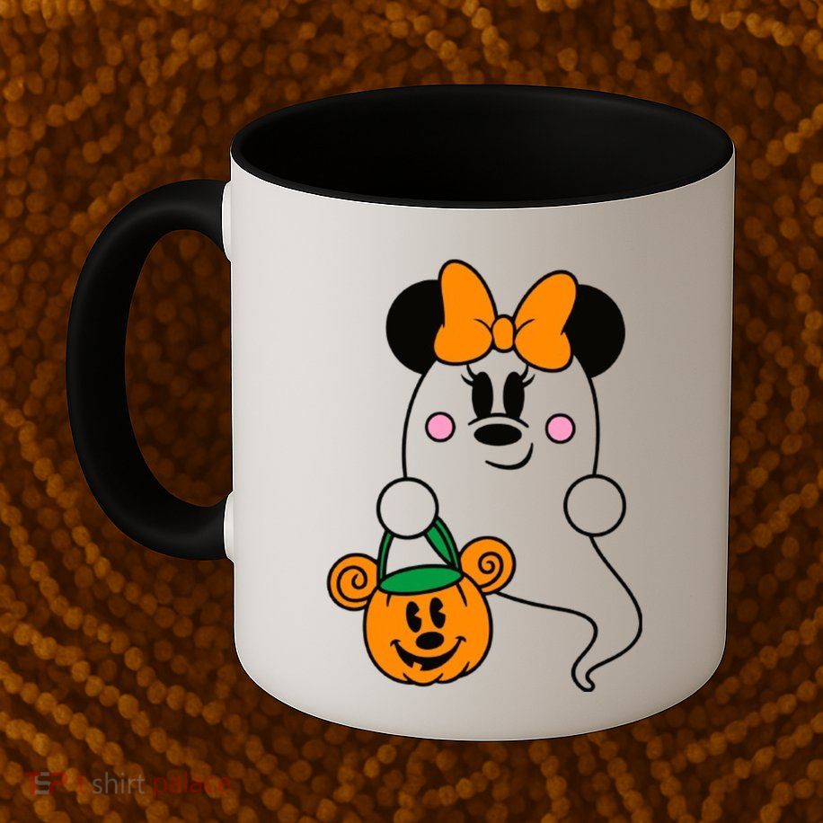 Ghost Minnie Mouse Halloween Trick Or Treat Halloween Mug