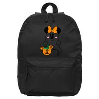 Ghost Minnie Mouse Halloween Trick Or Treat Halloween 16 in Basic Backpack
