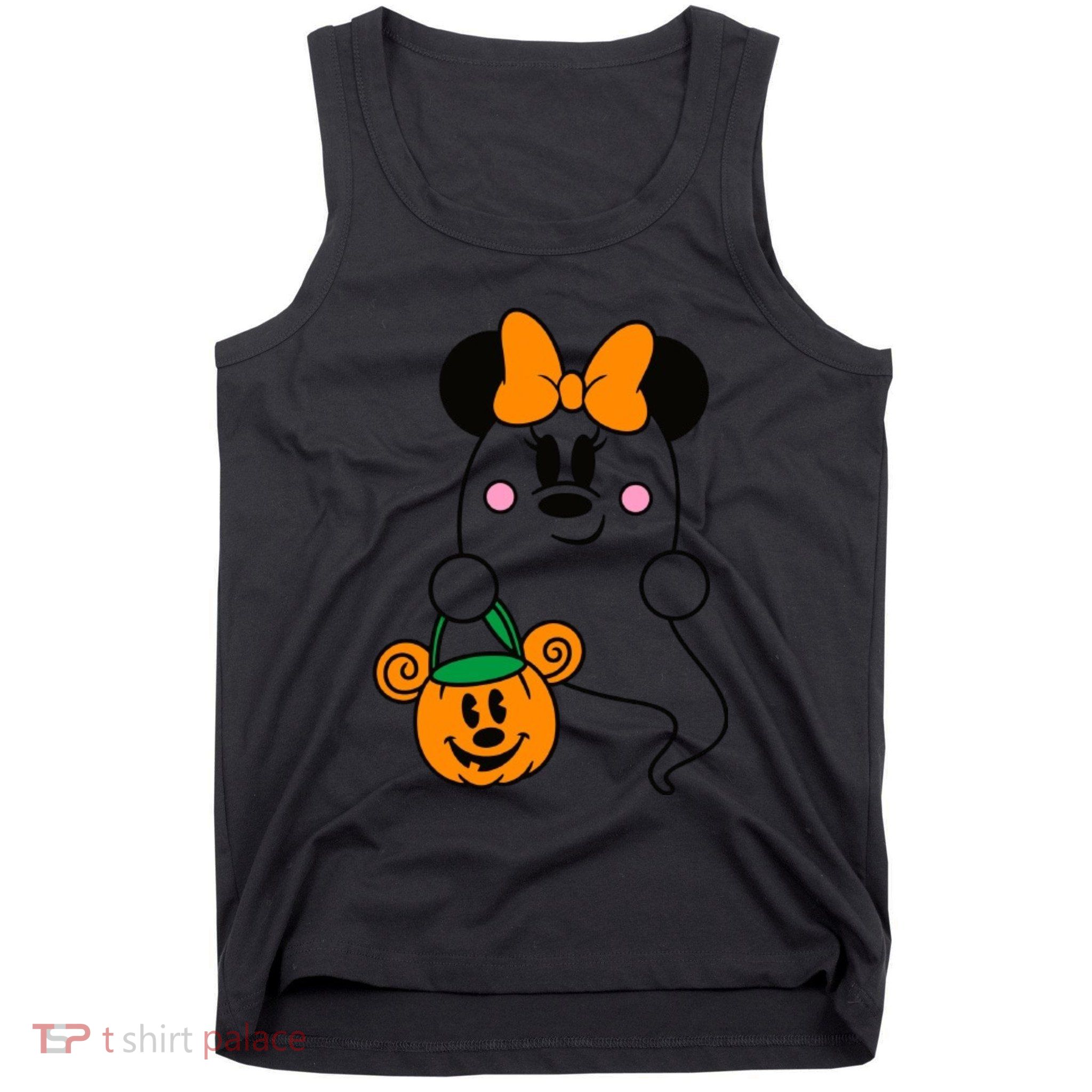 Ghost Minnie Mouse Halloween Trick Or Treat Halloween Tank Top