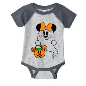 Ghost Minnie Mouse Halloween Trick Or Treat Halloween Infant Baby Jersey Bodysuit