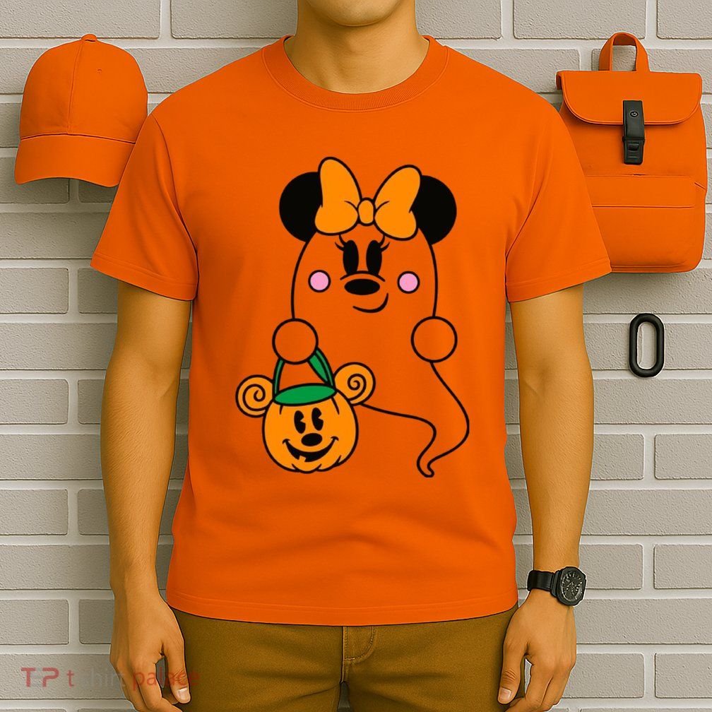 Ghost Minnie Mouse Halloween Trick Or Treat Halloween T-Shirt