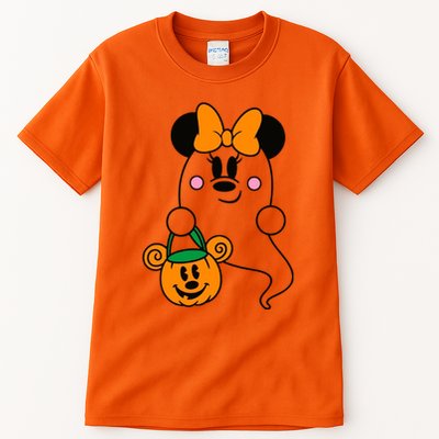 Ghost Minnie Mouse Halloween Trick Or Treat Halloween Tall T-Shirt