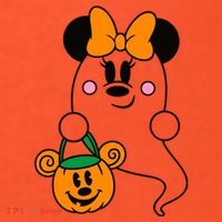 Ghost Minnie Mouse Halloween Trick Or Treat Halloween Premium T-Shirt