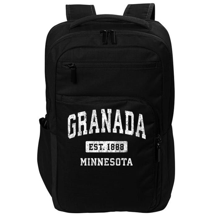 Granada Minnesota Mn Vintage Athletic Sports Impact Tech Backpack