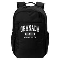 Granada Minnesota Mn Vintage Athletic Sports Daily Commute Backpack