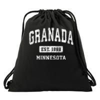 Granada Minnesota Mn Vintage Athletic Sports Drawstring Bag