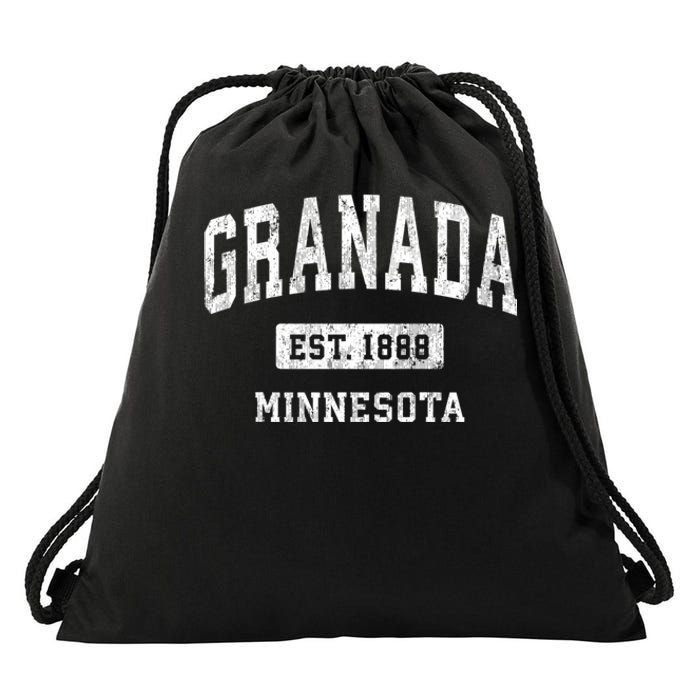 Granada Minnesota Mn Vintage Athletic Sports Drawstring Bag