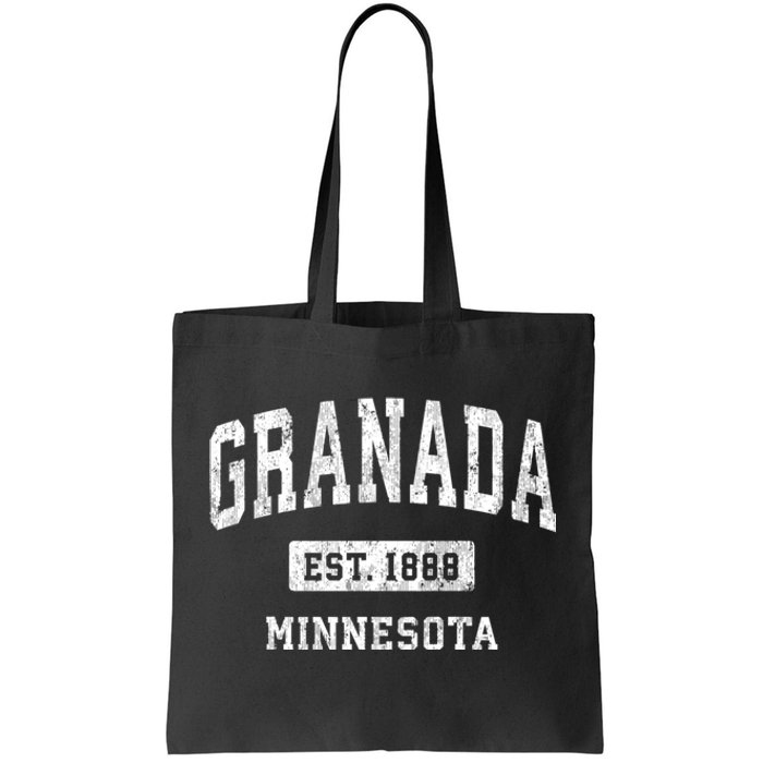 Granada Minnesota Mn Vintage Athletic Sports Tote Bag