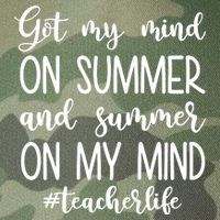 Got My Mind On Summer Teacher Life Legacy Tie Dye Trucker Hat