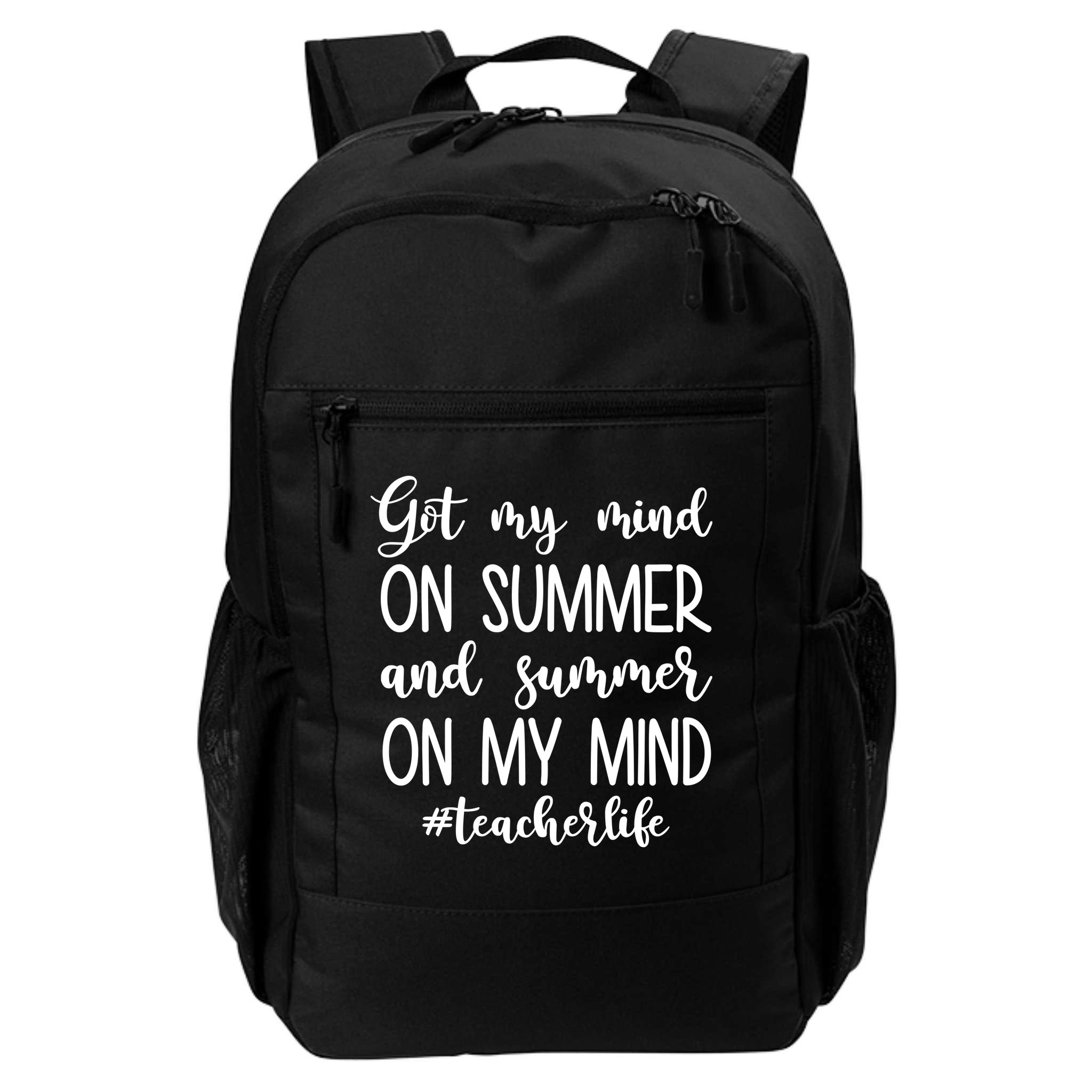 Got My Mind On Summer Teacher Life Backpack