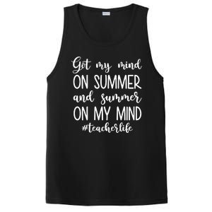 Got My Mind On Summer Teacher Life PosiCharge Competitor Tank