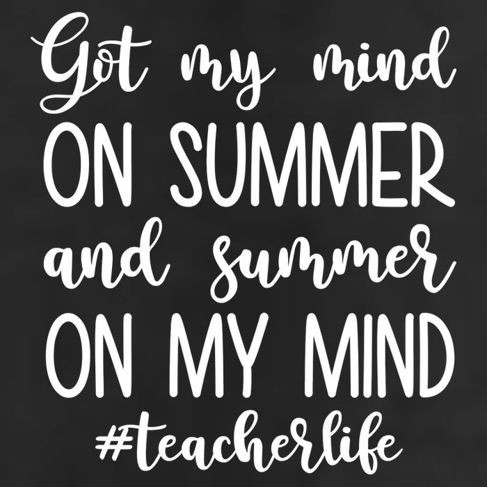 Got My Mind On Summer Teacher Life Golf Towel