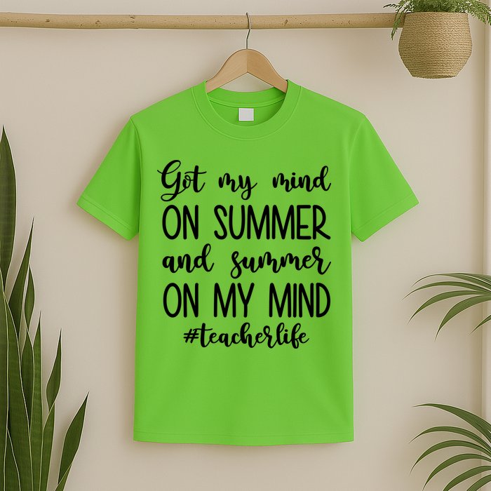 Got My Mind On Summer Teacher Life T-Shirt