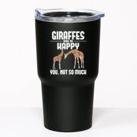 Giraffes Make Me Happy Safari Zoo Animal Lover Giraffe Tumbler