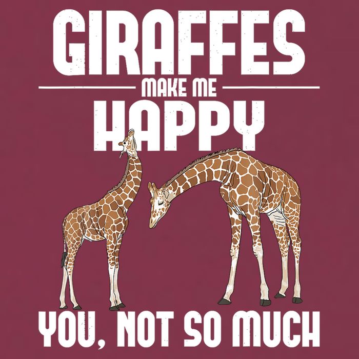 Giraffes Make Me Happy Safari Zoo Animal Lover Giraffe 16oz Travel Tumbler