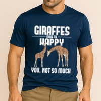 Giraffes Make Me Happy Safari Zoo Animal Lover Giraffe Performance Shirt