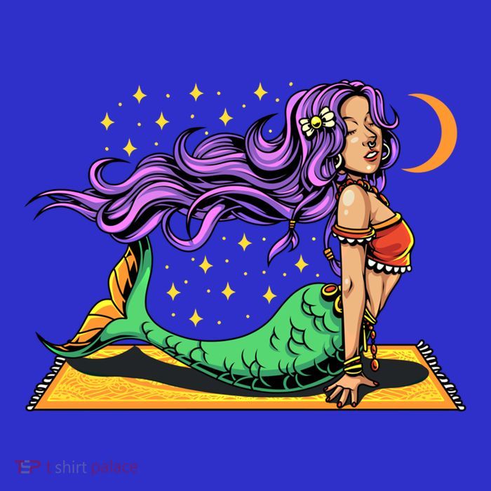 Gypsy Mama Mermaid Yoga Cool Gift T-Shirt