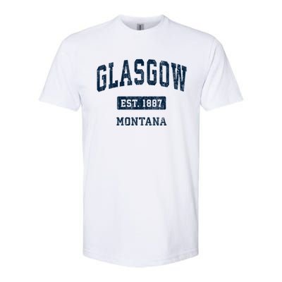 Glasgow Montana Mt Vintage Sports Established Softstyle CVC T-Shirt