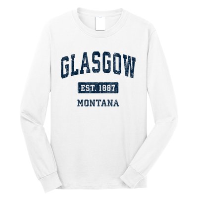 Glasgow Montana Mt Vintage Sports Established Long Sleeve Shirt