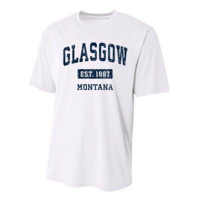 Glasgow Montana Mt Vintage Sports Established Performance Sprint T-Shirt