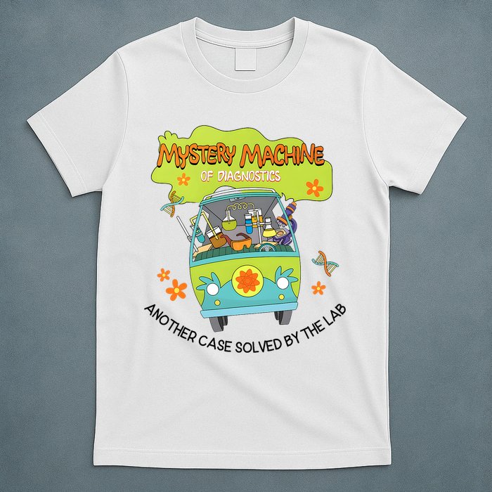 Groovy Mystery Machine Of Diagnostics Lab Tech Lab Week 2025  T-Shirt