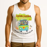 Groovy Mystery Machine Of Diagnostics Lab Tech Lab Week 2025  Tank Top